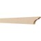 Ekena Millwork 2in. W x 4in. H x 36in. L Yorktown Woodgrain TimberThane Rafter Tail, Primed Tan RFTUR02X04X36YORRCPR - alternate 1
